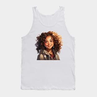 AFRICAN AMERICAN GIRLS SMILING HAPPY Tank Top